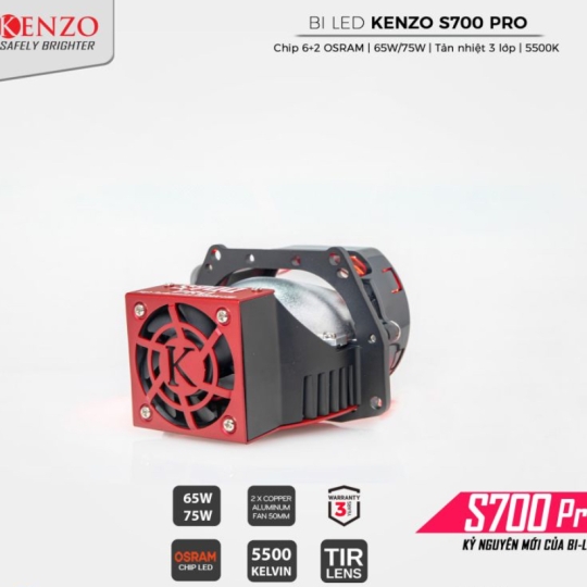 Bi Led Kenzo S700 Pro | Kỷ nguyên mới của Bi Led