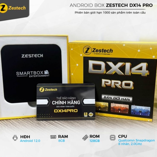 Thiết bị Android Box Zestech DX14 Pro | Phiên bản giới hạn toàn cầu
