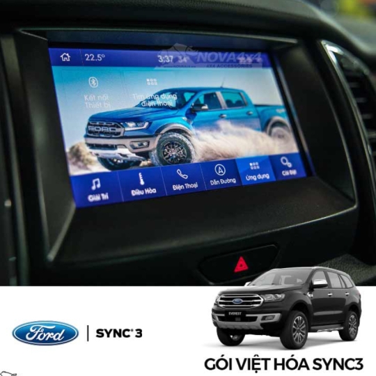 Việt hóa màn hình SYNC3 cho các dòng xe Ford