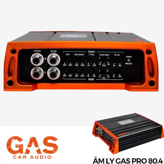 Bộ khuếch đại Amplifier GAS PRO804 4 Kênh