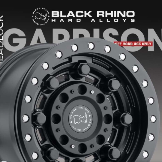 Mâm Black Rhino Garrison Beadlock cho Jeep 17×8.5 | 5×127 | ET-32 | CB71.6 (Đen mờ)