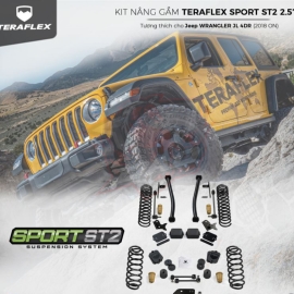 Bộ Kit nâng gầm 2.5” TeraFlex Sport ST2 cho Jeep JL (không bao gồm Phuộc)