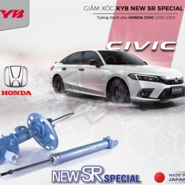 Giảm xóc Hiệu năng cao KYB New SR Special Honda Civic Gen10 (03/2016-06/2021)
