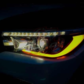 Mẫu đèn độ Toyota Hilux Revo 2017 – Độ Bi Xenon và mí Led