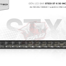 Đèn Led Bar STEDI ST-X 50 Inch – 2 Chế độ DRL Màu Vàng hoặc Trắng