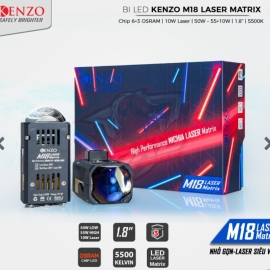 Bi LED Kenzo M18 LASER Matrix | Nhỏ gọn – Siêu việt