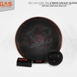 Bộ Loa phân tần 2 ways GAS 6,5″ ALPHA6K | 60W RMS / 120W MAX