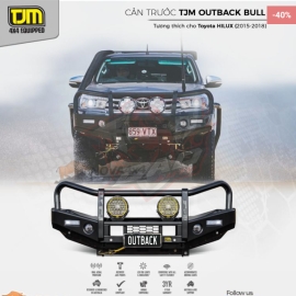 Cản TJM Outback Bull Bar cho Toyota Hilux và Fortuner (2015-2018)