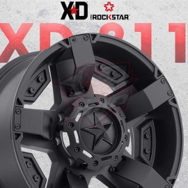Mâm XD 811 Rockstar II 17×9 | 6×139.7 | ET-12 (Màu Đen mờ)